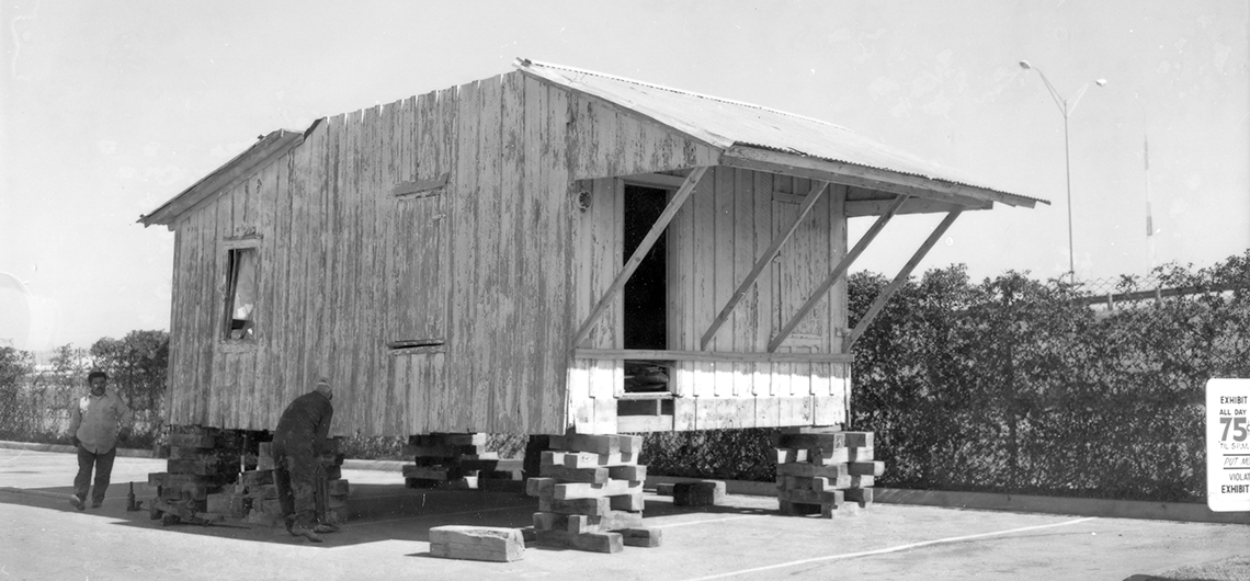 Cabin in the ITC Parking Lot
