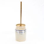 Butter churn assembled
